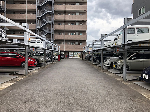 屋外:既設機械式駐車場(昇降ピット2段式)